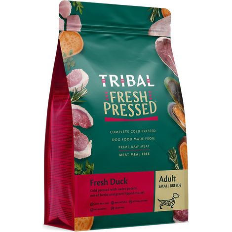 Tribal  Recién prensado  Adultos de razas pequeñas - Pato fresco 1,5 kg