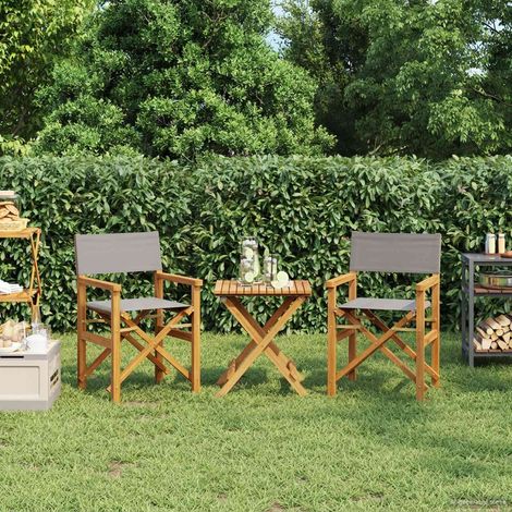 vidaXL Sedia da pranzo Marrone e Grigio Chiaro 56 x 54 x 87 cm