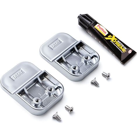 Kit Colla per Fissaggio Set 2 Pezzi per Serie Flat Cromo Tatay (1/3)