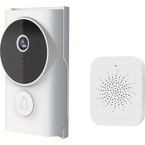 Sonnette vidéo intelligente avec caméra haute définition et vision nocturne pour la sécurité de votre domicile Équipement (1/4)