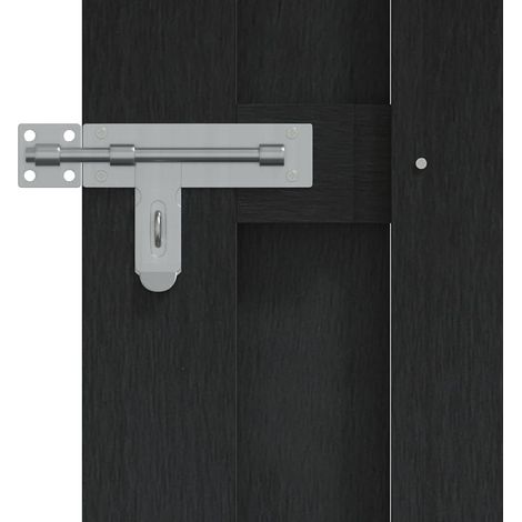 Maison Exclusive - Gartentor WPC 100 x 150 cm Grau (1/5)