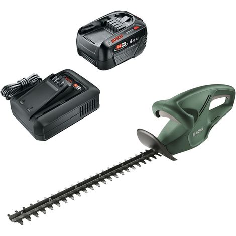 Bosch 0600849H03 EasyHedgeCut 45cm 18V Hedge Cutter Trimmer + 4AH Battery kit