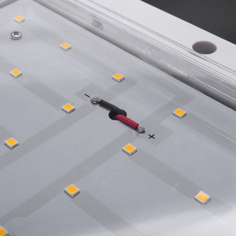 Convient pour deux plafonniers LED intérieurs de 9 W et 12 V pour camping-cars (lumière chaude)