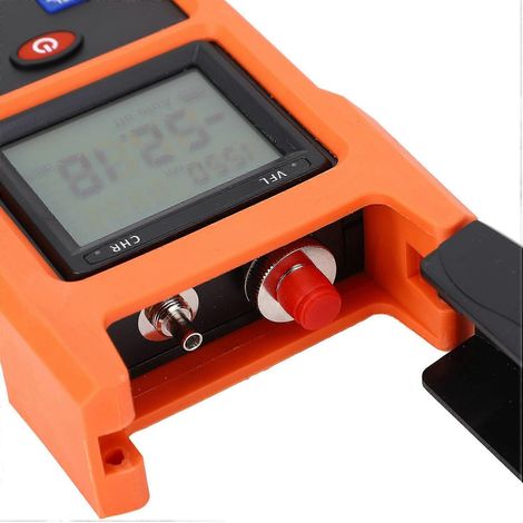 Wattmètre optique 2 en 1 et localisateur visuel de défauts, rechargeable par USB, arrêt automatique, câble à fibre optique (1/4)