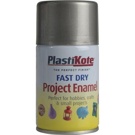 PlastiKote 440.0001590.046 Fast Dry Enamel Aerosol Pewter 100ml PKT159S (1/3)