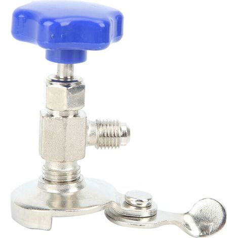 Ejoyous Autoreparatur-Klimaanlagenwerkzeug Kältemittelflaschenöffner 1/4 Zoll Schnittstelle Öffner Legierungsmaterial mit hochfester Nadel für sicheren Durchfluss.