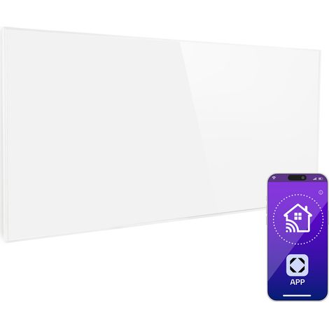 Wonderwall Smart Infrarotheizung 60x120cm App-Steuerung 720W Wochentimer IP24