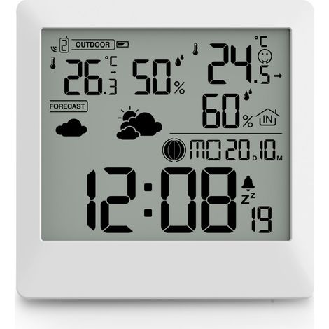 STATION MÉTÉO ''PALAWAN'', AV. DÉT. EXT., RADIO, RÉV., THERMO/HYGRO, BLC HAMA (1/2)