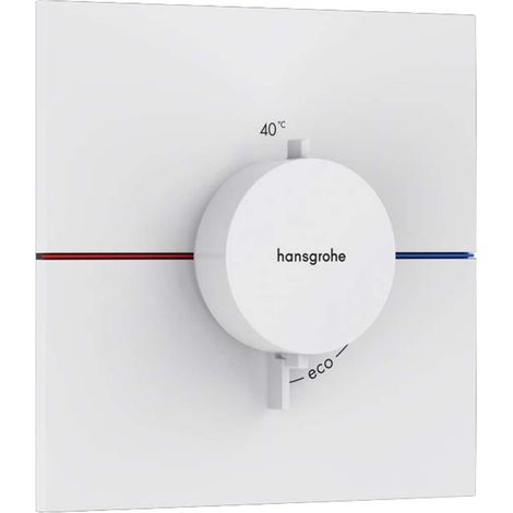Hansgrohe ShowerSelect Comfort - Grifo termostático empotrado, blanco mate 15574700 (1/3)