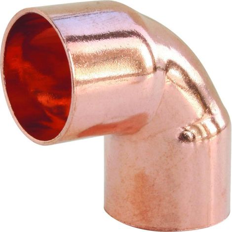 Raccord cuivre à souder - Coude 90° Double Femelle Petit Rayon Ø16mm (X10) - Raccord cuivre à souder - Coude 90° Double Femelle Petit Rayon Ø16mm (X10) (1/3)