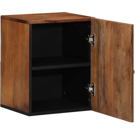 Meuble mural Marron miel 38 x 33 x 48 cm Bois de mangue massif