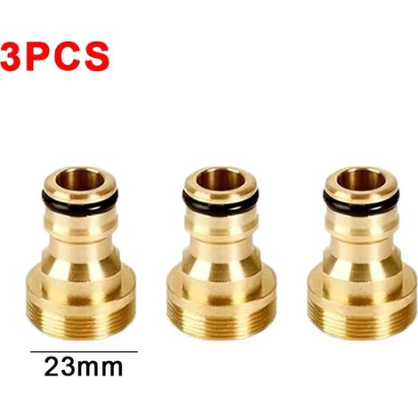 (3 pièces) Adaptateurs universels pour robinet de cuisine (1 ou 5 pièces), adaptateur de tuyau, raccord d'arrosage pour lavabo et jardin, outil de raccordement de tuyaux, accessoire de rechange pour l (1/5)