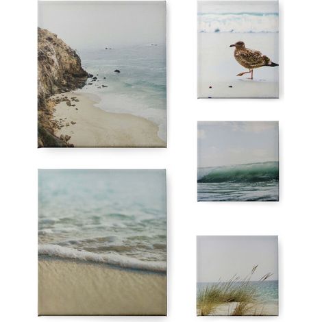 Art for the Home Wanddeko Set of 5 Beach 60x80cm (1/5)