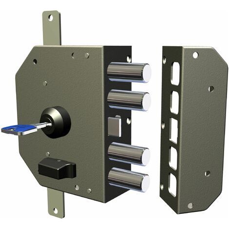serratura di sicurezza CR 3200 K55 60 mm per porte blindate a pompa ad applicare (1/2)