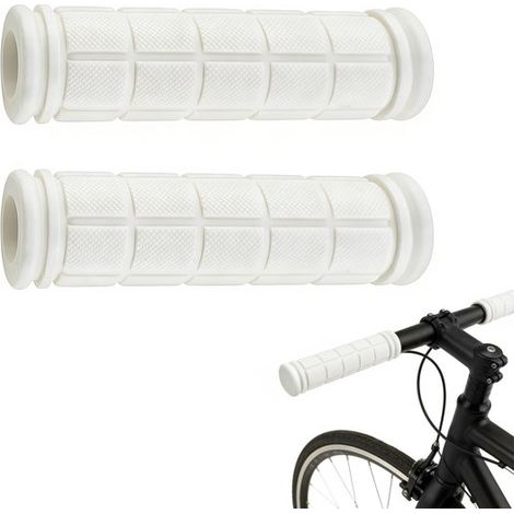 1 Paar Fahrradlenkergriffe farbenfrohe, weiche Gummilenkergriffe Fahrradlenkerhandschuhe ergonomische, rutschfeste, weiche Gummigriffe für Mounta (1/5)