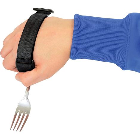 Beauvie-Ceinture d'aide ajustable pour les personnes âgées et les personnes handicapées - Multifonctionnelle et améliorant la préhension - Aide à la préhension pour les stylos, les brosses à dents et  (1/5)