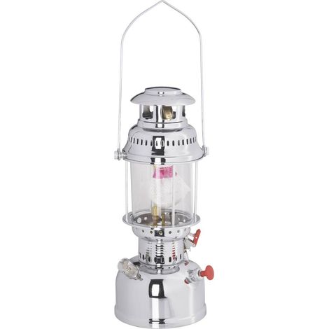 Lampada a petrolio Bruder-Mannesmann cromata 42 cm 400 W