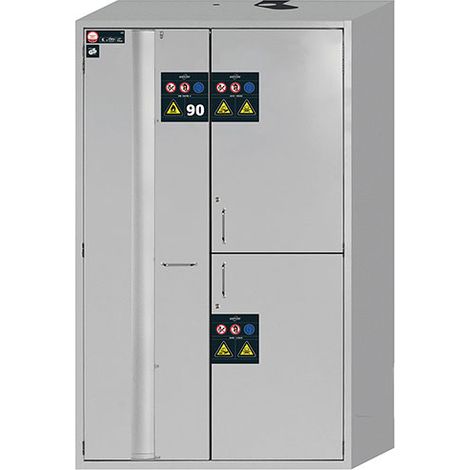 Armadio ignifugo 90 min - RAL 7035 - Dim. 1197x617x1969 mm - 30333-G-33838