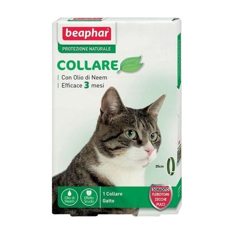 Beaphar Cat Protezione Naturale Collare 35 cm  - Beaphar Cat Protezione Naturale Collare 35 cm - Confezione da 1 Collare