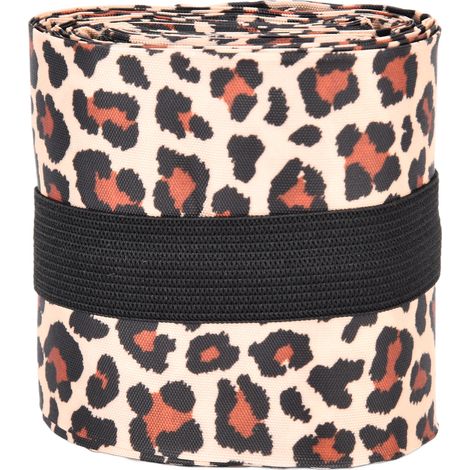 Große, faltbare, wasserdichte Aufbewahrungstasche aus Polyester mit Leopardenmuster, ideal zum Einkaufen und Reisen (1/5)
