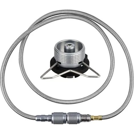 Adaptateur pour réchaud à gaz d'extérieur, tuyau d'extension, adaptateur pour réchaud à gaz, adaptateur pour bouteille de gaz, accessoires pour équipement de camping, réchauds de cuisine portables (1/5)