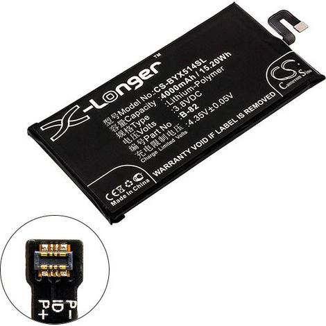 NX - Batterie téléphone, smartphone, GSM pour BBK 3.8V 4000mAh - B-82BK-B-82 (1/2)