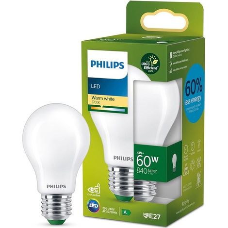lampadina led a goccia satinata 4w 3000k e27 (1/2)