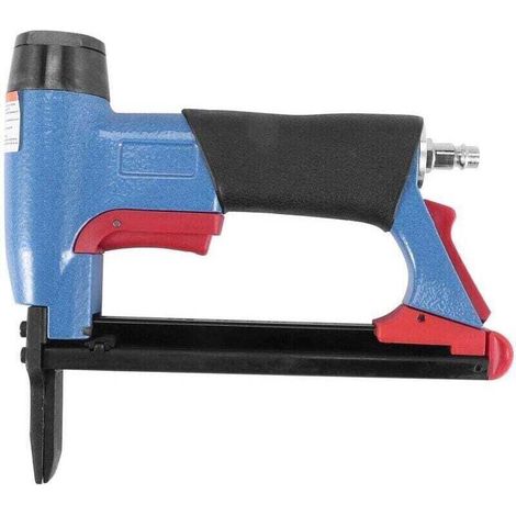 Agrafeuse pneumatique professionnelle Clous de 4 à 16 mm Échappement arrière et faible bruit Outil léger pour meubles et voitures - 8016Ln (1/5)