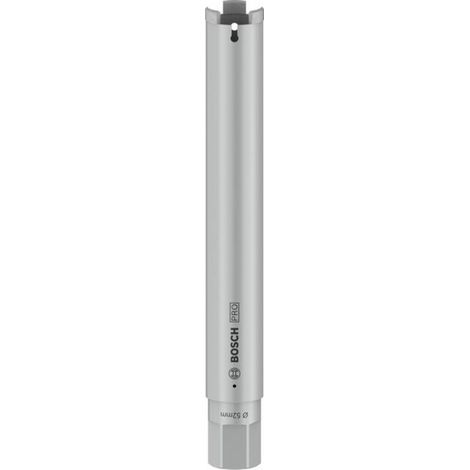 Bosch – Couronne diamantée 52 mm – Longueur de travail 330 mm – Pour béton et maçonnerie – 3 segments – Coupe nette et précise - 2608601404 (1/5)