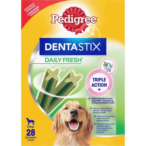 Pedigree Snack per Igiene Orale Cani, Marrone, 270 g Cane Grande (Confezione da 4) (1/4)