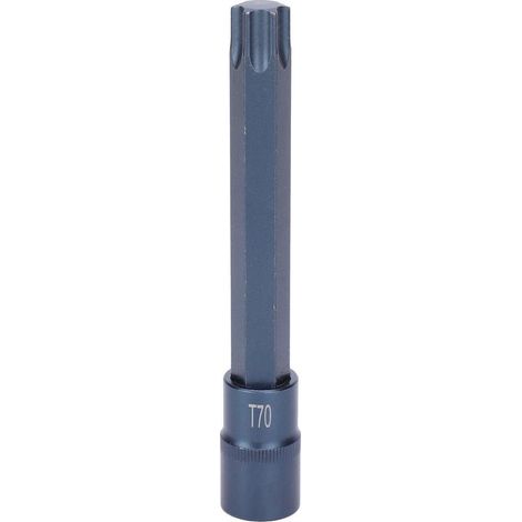 Manica cacciavite a punta stelle, lega di acciaio, metrica, per la chiave, strumento hardware 1/2x150xT70 (1/5)