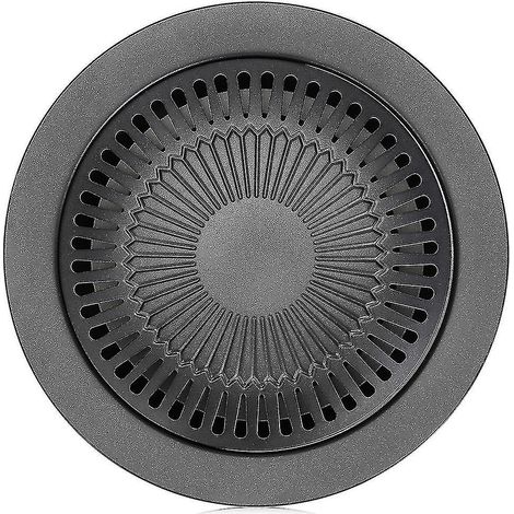 Poêle à griller antiadhésive sans fumée de style coréen pour barbecue d'intérieur (1/5)
