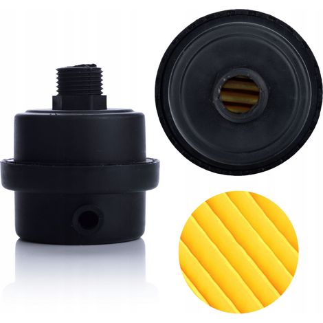 Rosfix Luftfilter Blue Dragon BD41 – Für Putzmaschine 4100 W Papierfiltereinsatz, Kunststoffgehäuse 19,2 mm Gewinde Schutz vor Verunreinigungen Filterzubehör