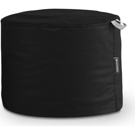 Puff Taburete Polipiel Outdoor Negro Happers (1/5)