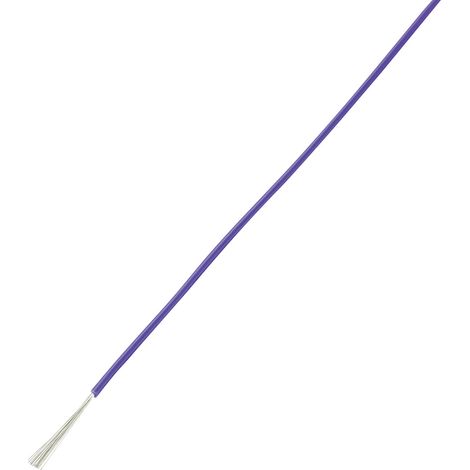 TRU COMPONENTS 1566834 Litze LiY 1 x 0.14 mm² Violett 10 m