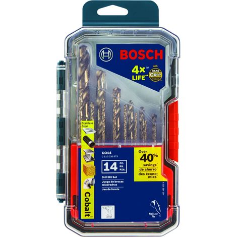 Bosch BL29 nero ossido di metallo drill bit set, CO14 0 wattsW, 0 voltsV (1/2)
