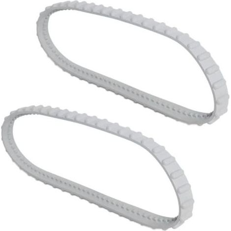 Courroie D Entrainement - Caoutchouc Haute Resistance - Pour Nettoyeur Piscine Robotique Hayward TigerShark - Lot De 2 (1/5)