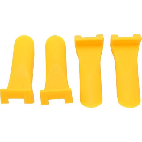 4 Pièces Protecteurs de Jante de Roue Inserts en Plastique Couvercle de Pince de Mâchoire de Remplacement pour Changeurs de Pneus Corghi Couverture de Gardes de Jante de Roue (1/5)