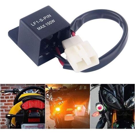 Relais Clignotant LED 12 V à 2 Broches pour Voiture et Moto – Compatible avec Ampoules LED – Facile à Installer (1/5)