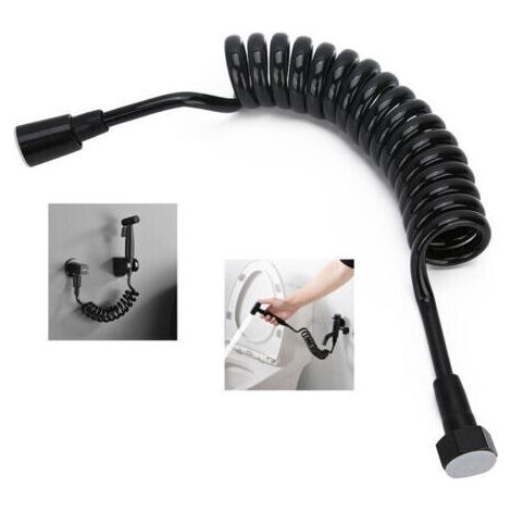 2m Shower Hose – Retractable Hose with Copper Interface – Anti-Tangle Design for Hand Shower and Bidet – Durable Materials