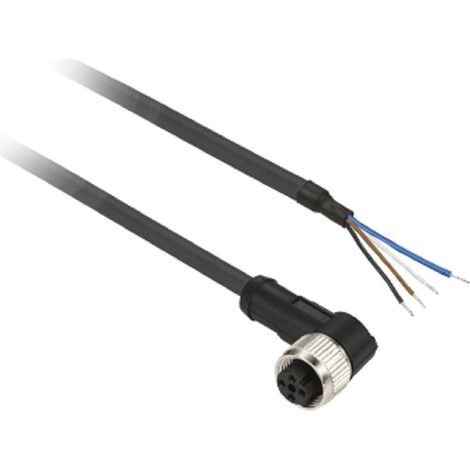 Schneider connettore con cavo 5 mt m8 90° 4 poli xzcp1041l5