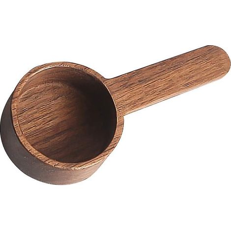 Cuillère doseuse à café en noyer noir, cuillère à café en bois (9,4 cm) (1/5)