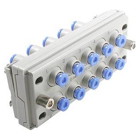 Nourrice de distribution SMC KDM vers Enfichable 6 mm Enfichable 6 mm ( Prix pour 1 )