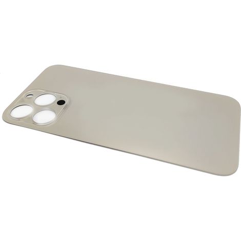 Coque arrière pour Apple iPhone 13 Pro Max A2484 A264, grand trou, or (1/2)