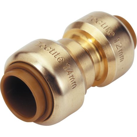 Raccord laiton tectite instantané manchon réduit 14-12 – Filetage plomberie – Connexion rapide pour installations plomberie – VSH