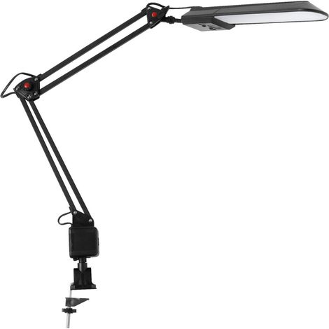Lampe de bureau LED noire à pince 4000K HERON II Kanlux (1/4)