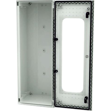 Coffret mural RS PRO en Fibre de verre renforcé en polyester Gris clair RAL 7035, IP66 ( Prix pour 1 )