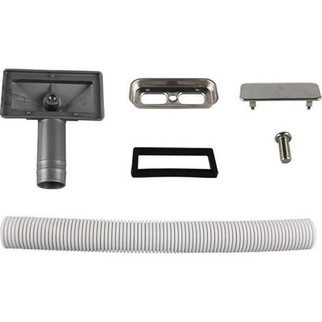 1 Pièce Tuyaux de Débordement Tube de débordement pour évier extensible Interface carrée (Taille: 75x40mm) Tube longueur 230600mm Diamètre 26mm (diamètre intérieur: 21mm) (1/4)