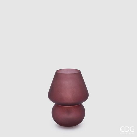 EDG Enzo De Gasperi Lampada Aura da Tavolo Usb Abatjour H 15 Cm D 12 Cm Mauve