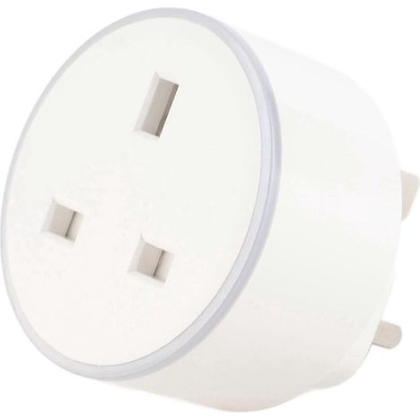 Miniatur-LED-Smart-Steckdose mit WLAN, RGB-Dimmfunktion, Handy-Timer und Fernbedienung